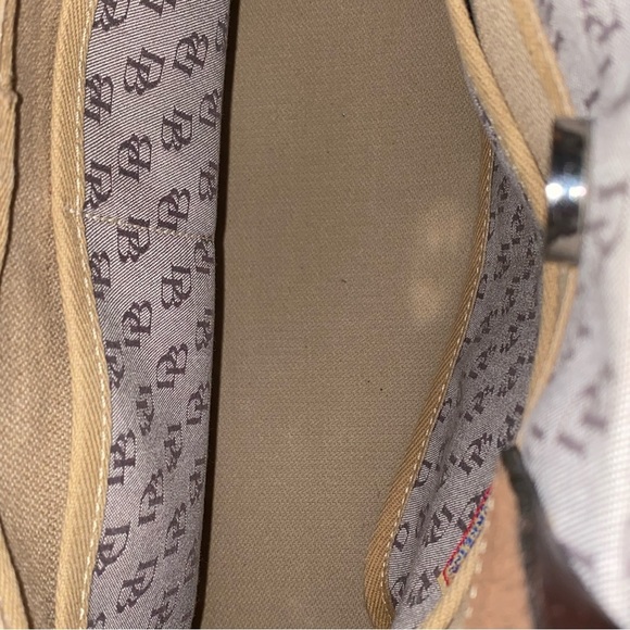 Dooney & Bourke Vintage Monogram Signature Logo Tassel Tote Satchel Bag - Picture 7 of 11